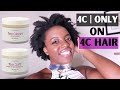 The Best Products For Moisturized & Defined 4C Natural Hair | 4C ONLY REVIEW