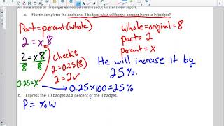 Percent increase and decrease: Module 4 Lesson 4