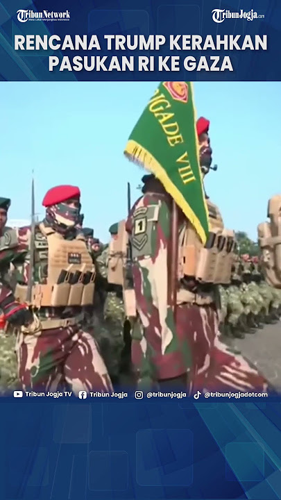 TRUMP BERENCANA LIBATKAN PASUKAN INDONESIA KE GAZA, LUCUTI SENJATA FAKSI FAKSI PALESTINA #Shorts