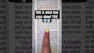 ❤️ God calls you chosen 👑 (Deuteronomy 7:6)