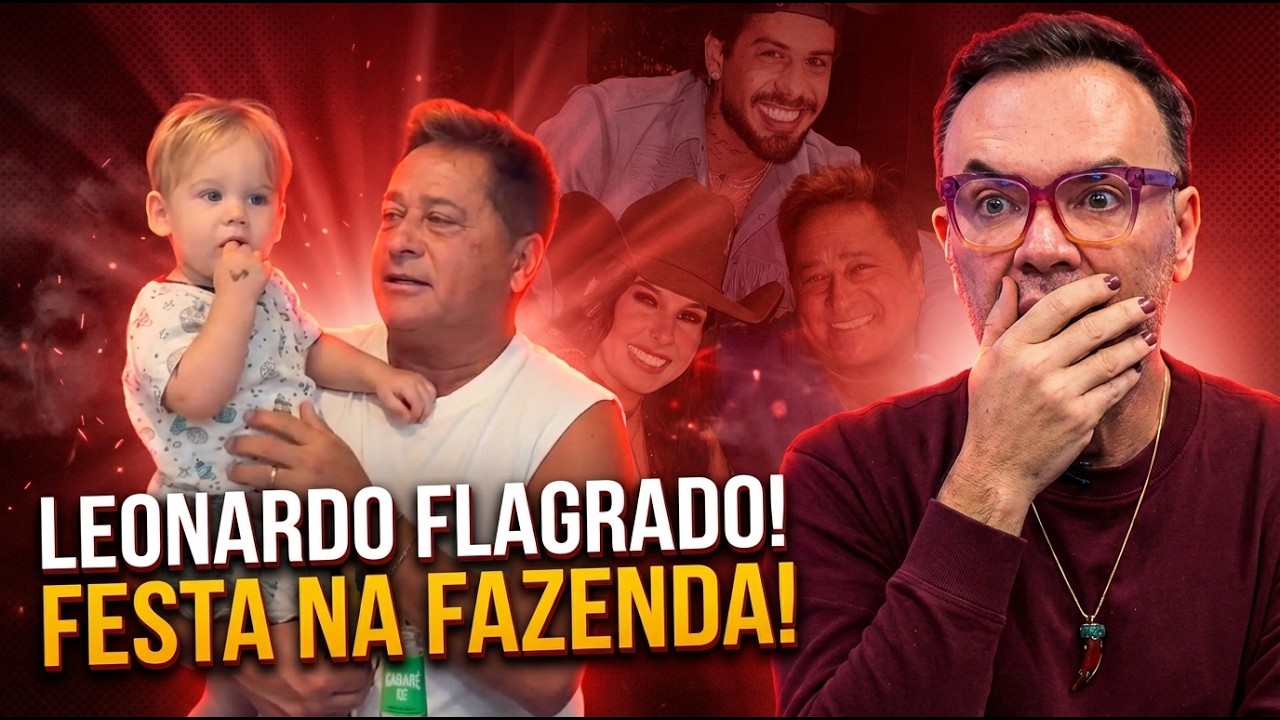 🚨 Leonardo Flagrado Passando Álcool na Boca do Neto na Festa com Ana Castela!