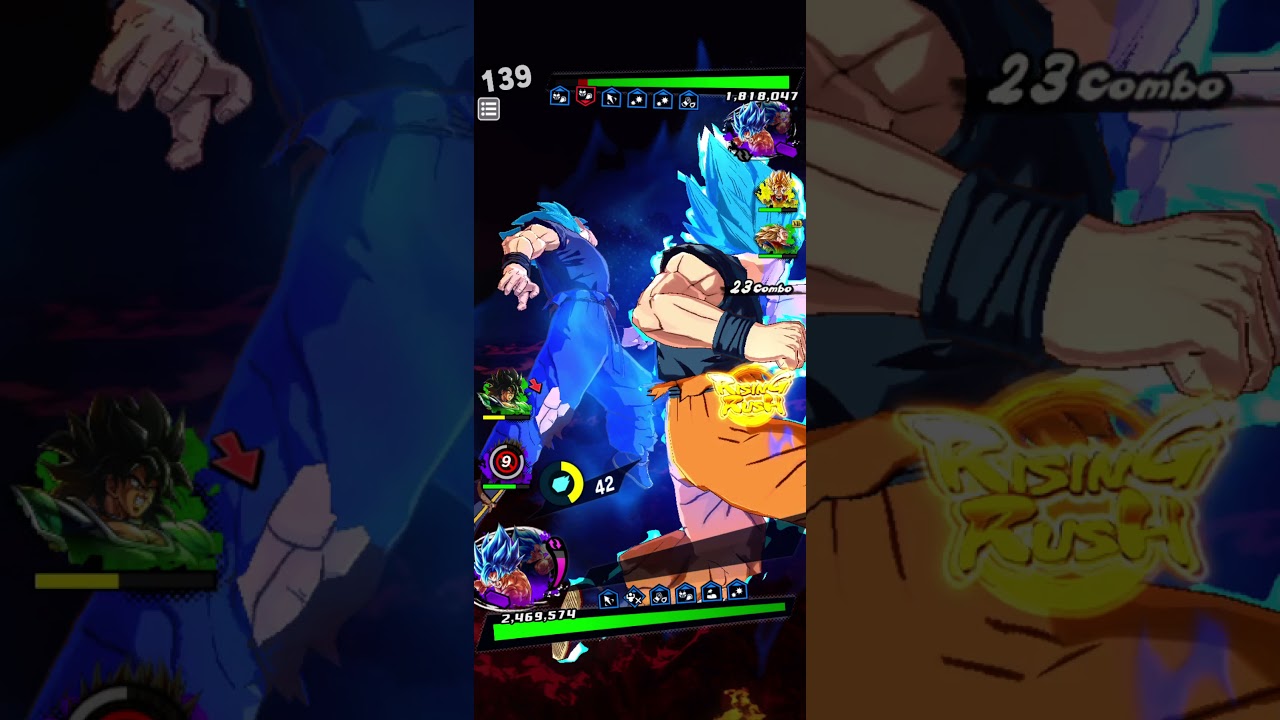 (Dragon Ball Legends) Blue Bois are insanely clutch💪
