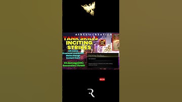 INCITING STRIKES ABILITY EXPLAINED Alpha 2 Tank Gameplay #ashesofcreation #shorts