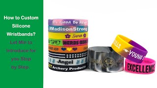 03 How to custom silicone wristbands