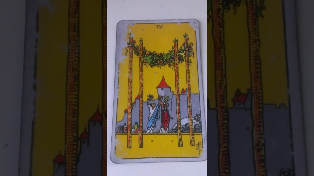 4 Of Wands How Someone Feels About You