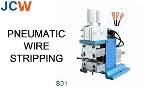 Pneumatic Wire Stripping Machine (JCW-S01) 丨Inner Core Stripping of Multi-core Cable