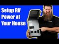 Plugin RV power at your house