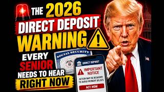 The 2026 Direct Deposit Warning Every Senior Needs to Hear Right Now