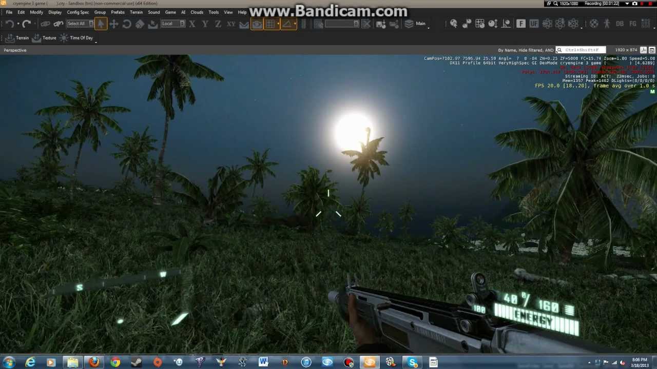 Cryengine 3 day and night cycle demo