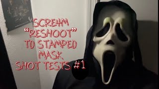 SCRE4M TD Stamp Glow Ghostface Mask Shot Test