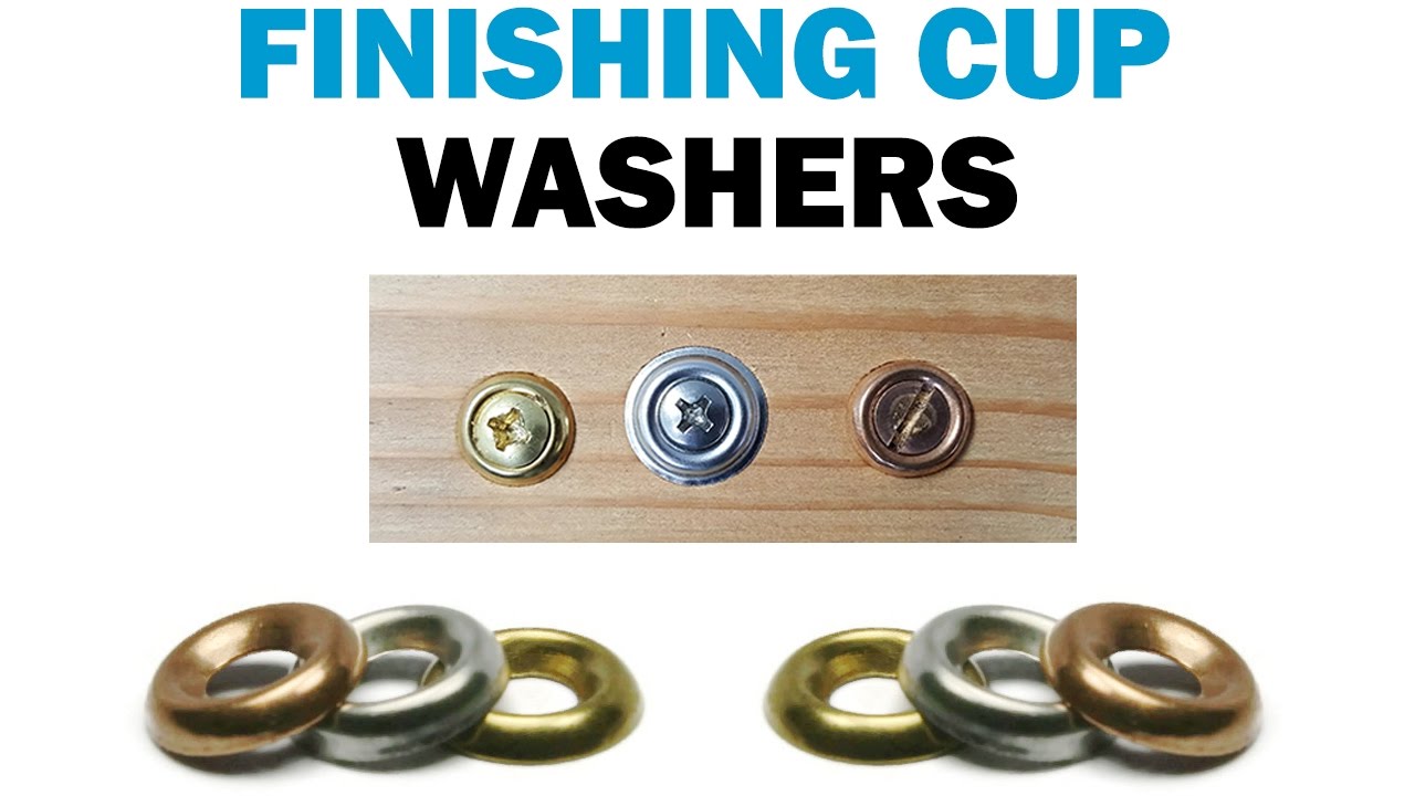Countersunk Finishing Cup Washers #12 Brass 1500 pcs