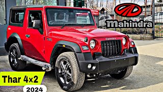 2024 Mahindra Thar LX 4-Str Hard Top Diesel RWD - Specifications Features And On-Road Price