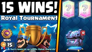 BEST ROYAL TOURNAMENT DECK | CLASH ROYALE | LEGENDARY KINGS CHEST OPENING!