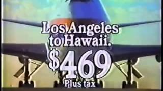 1981 United Airlines Hawaiian Vacation Packages Commercial