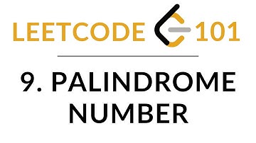9. Palindrome Number - LeetCode 101