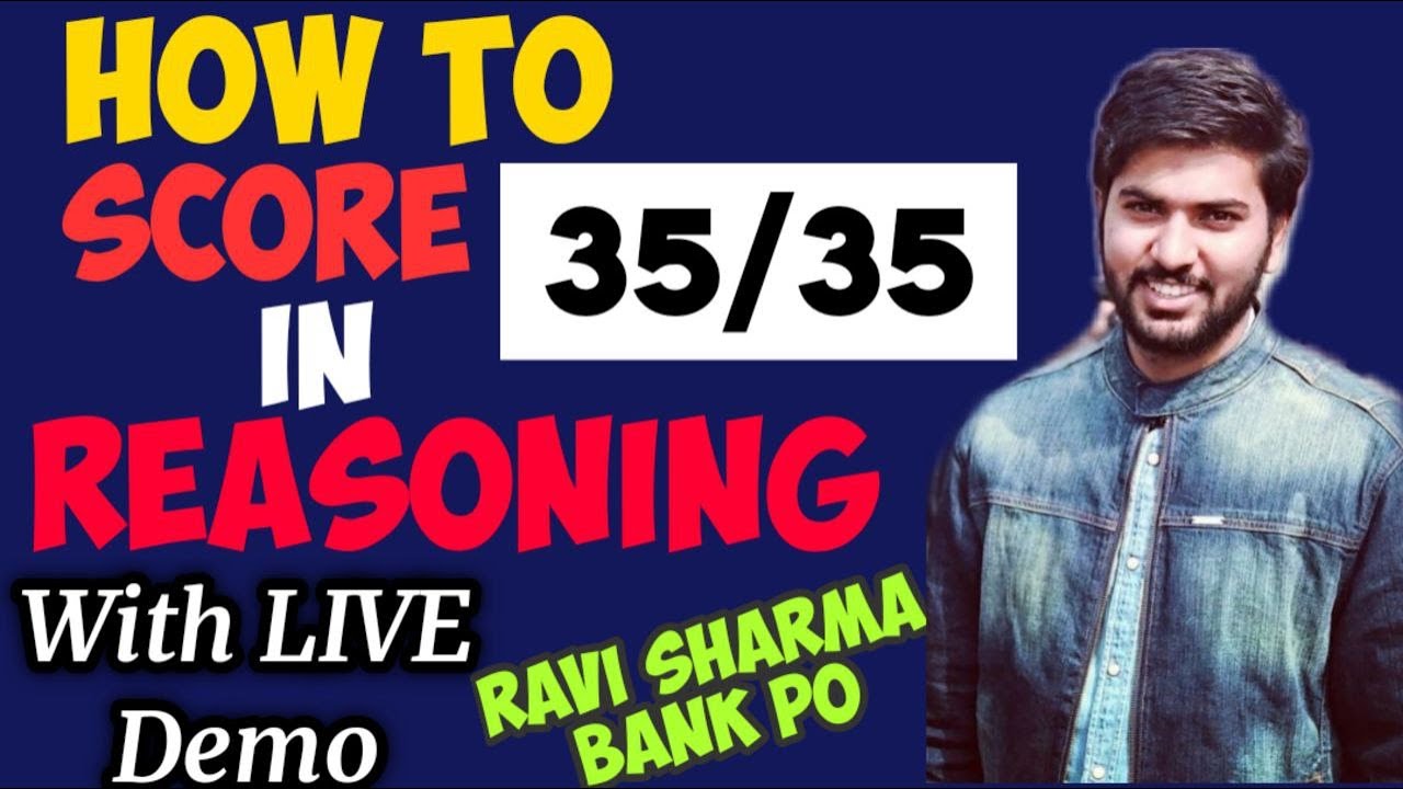 How to score FULL marks in REASONING in any Bank Prelim | With live ...
