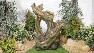 See our YouTube video for the Easy Fountain Knotted Willow Falls Garden Water Feature