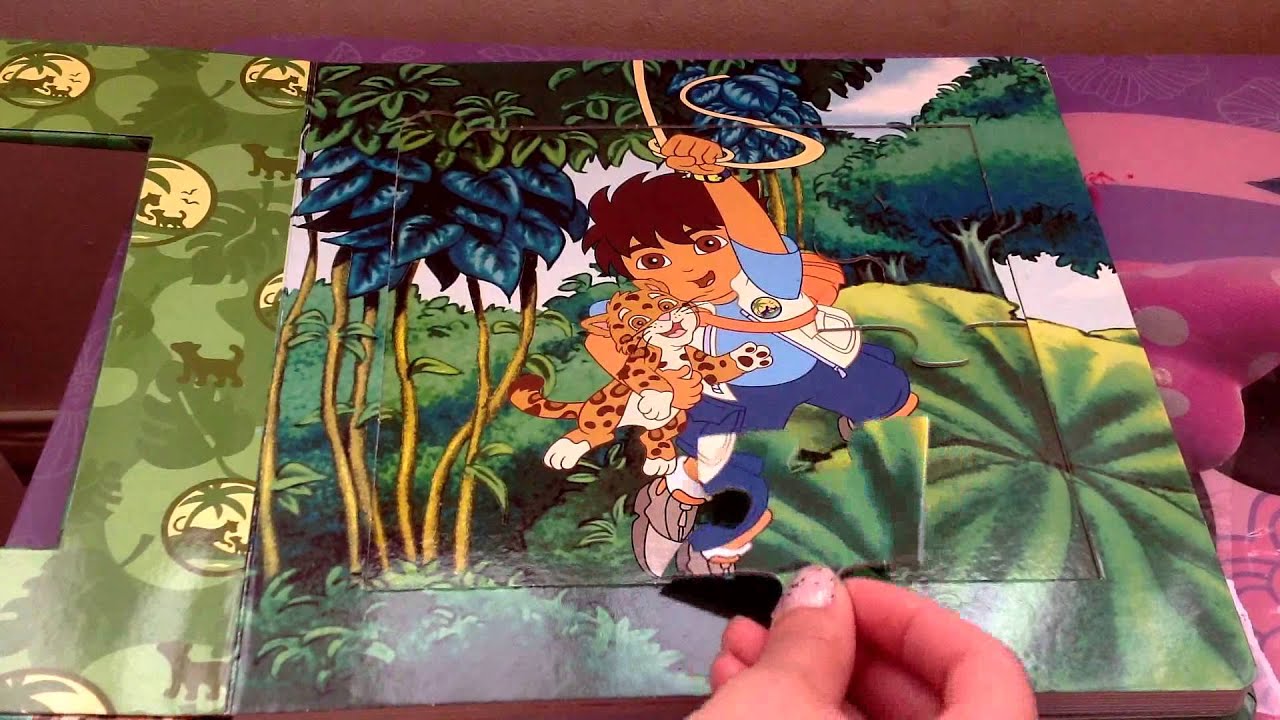 Go Diego PUZZLE book 1 - YouTube