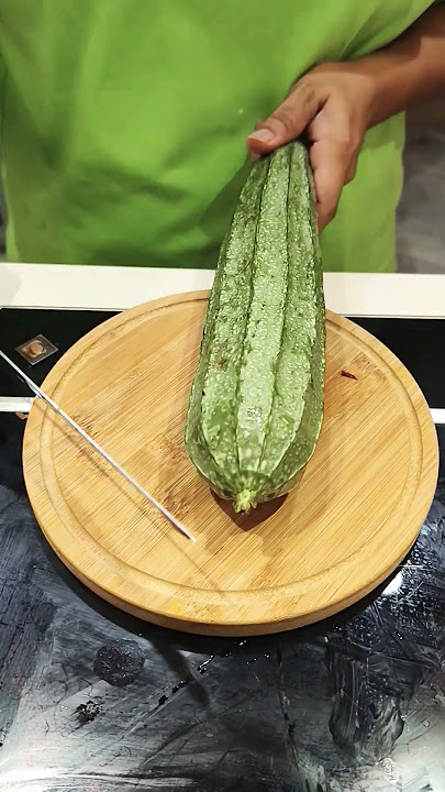 SATISFYING Luffas Slicing #asmr #fruitrees #asmrfruit #reddragonfruit #asmrfood