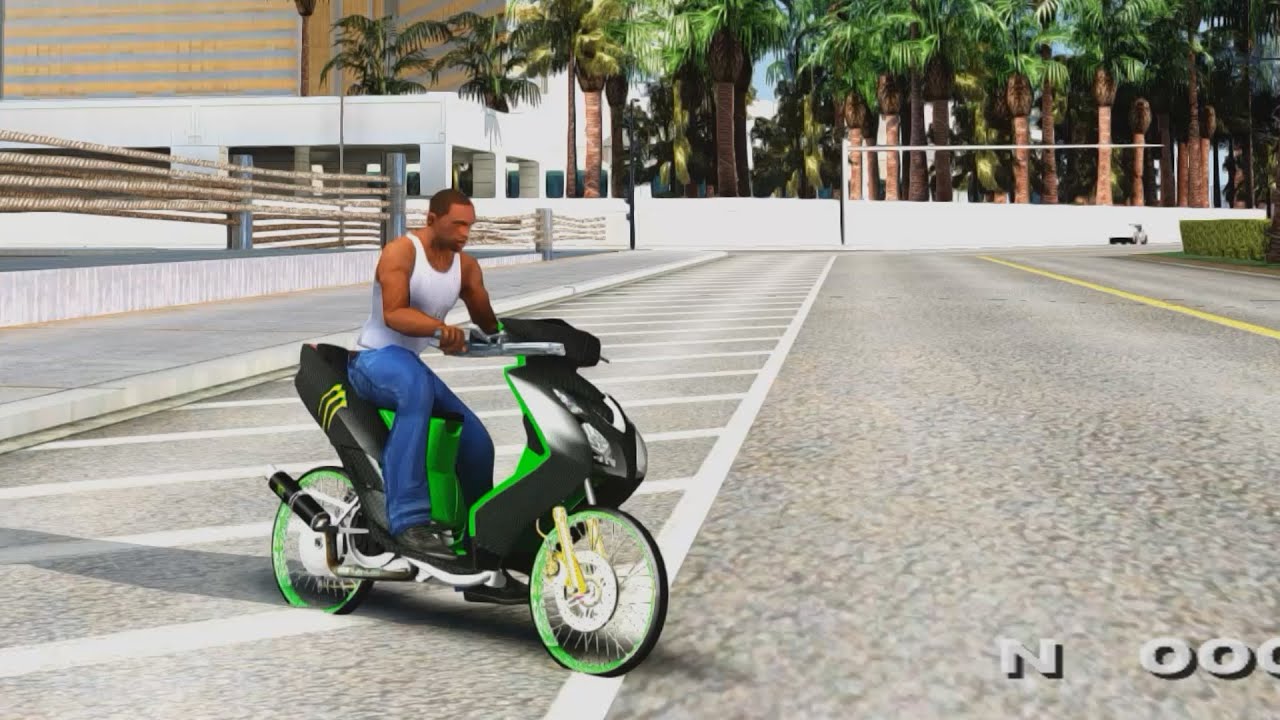 Yamaha Mio Soul 2 Monster Energy GTA San Andreas 1440p 27K