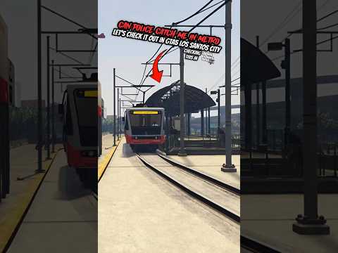 🔥 Cops Chased Me Into the Metro in GTA 5! 😱📈#gtav #shorts