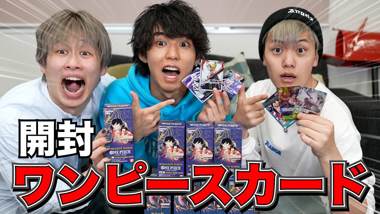 ゔぁリザと一緒にワンピースカード開封するだけ。ちなみに俺達は金持ち