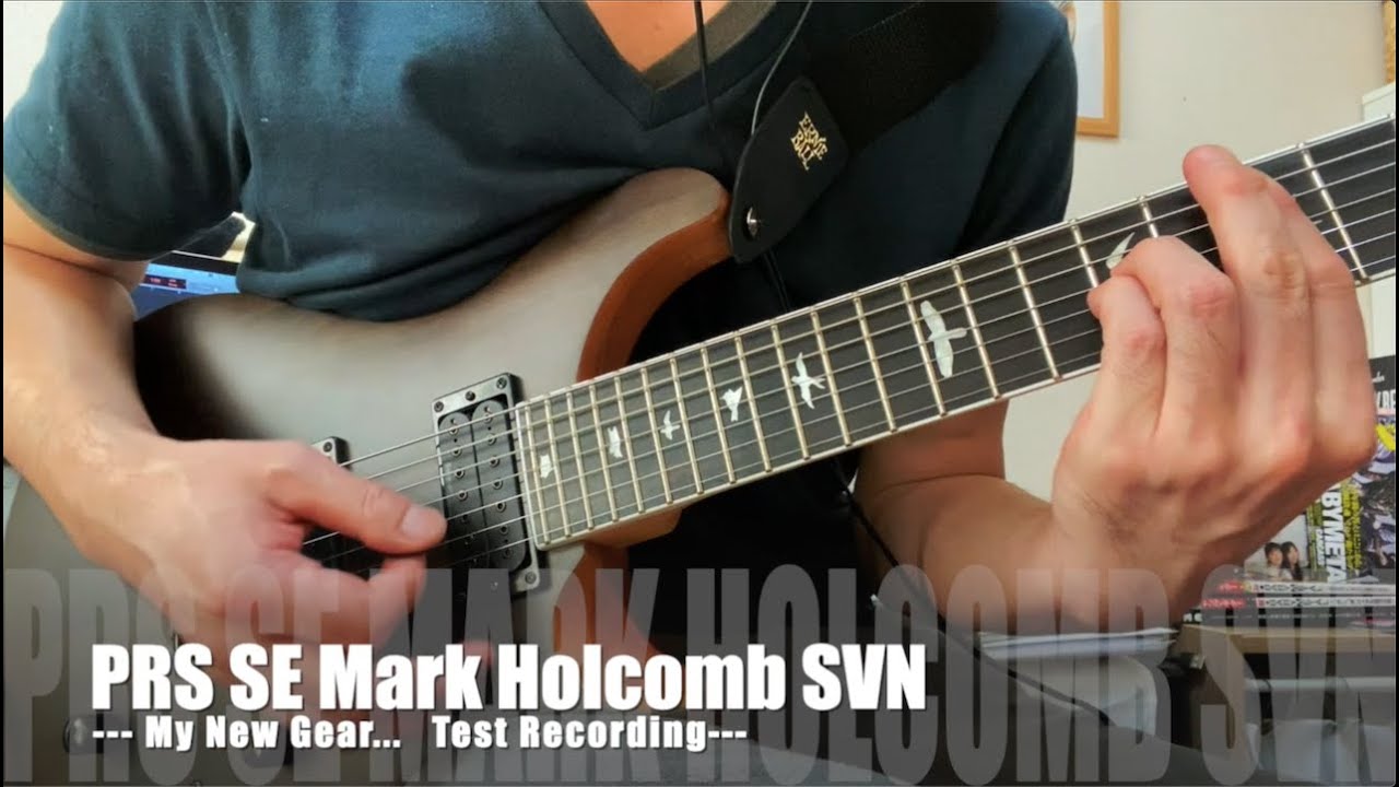 PRS SE Mark Holcomb SVN | my new gear - first test recording