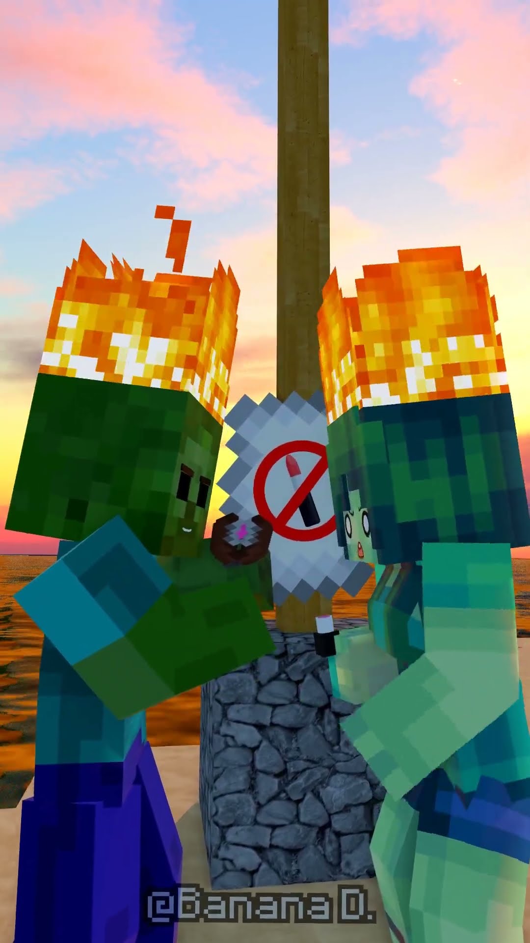 Fire Head Beach but Zombie girl ??? 5 min edit