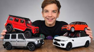 1:24 vs 1:18 Diecast Details | G-Class, EQS, Land Cruiser & Range Rover