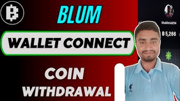 Blum Airdrop Wallet Connect Process || Blum Coin Mining Withdrawal 💥💥🔥🔥 #binance #crypto #blum