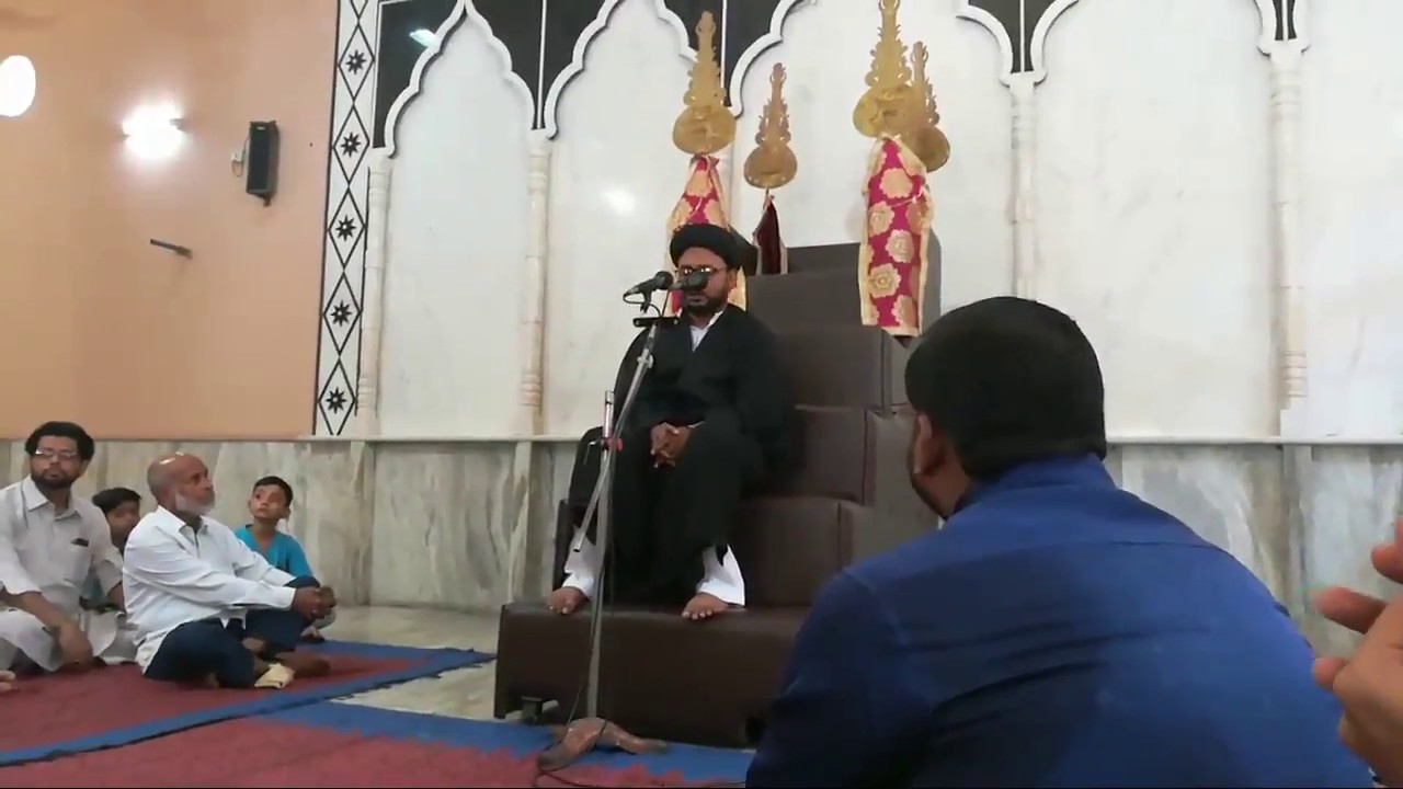 Maulana Syed Taslim Raza Naqvi In Bibi Anaro Imambara Calcutta