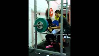PTC Sydney - Maggie 90kg Squat 6 weeks training 17 years old