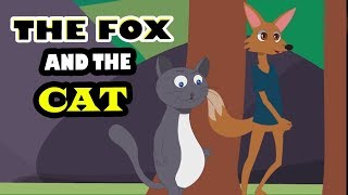Moral Story For Kids in English | The Fox And The Cat | Animal &amp; Jungle Story