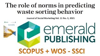 THE ROLE OF NORMS IN PREDICTING WASTE SORTING BEHAVIOR: ARTICLE REVIEW IN  BAHASA INDONESIA