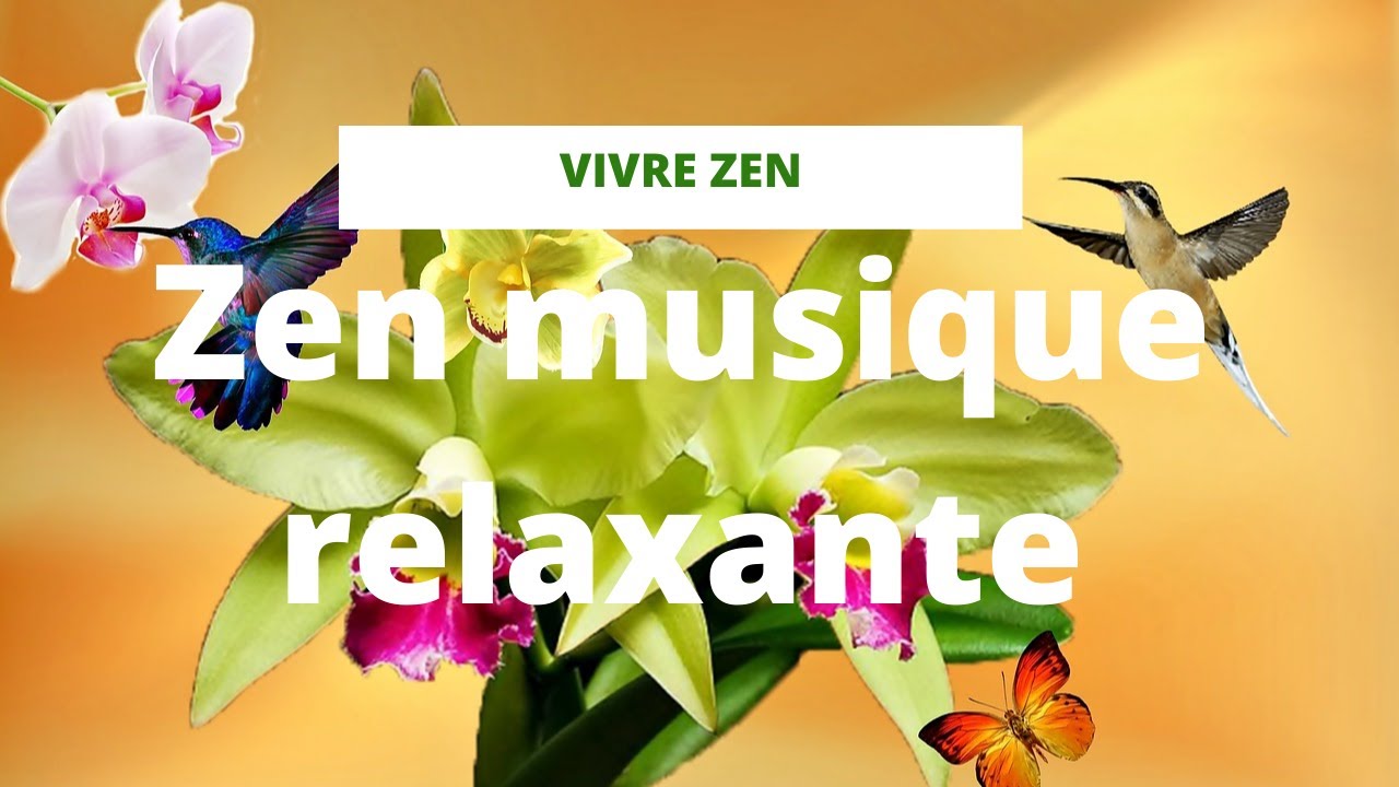 Belle Musique Zen Relaxante- Musique Douce- Chant D'oiseaux Dans La
