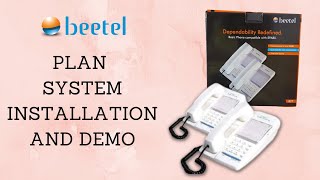 BEETEL PLAN SYSTEM B77 INSTALLATION and PRACTICAL DEMONSTRATION screenshot 5