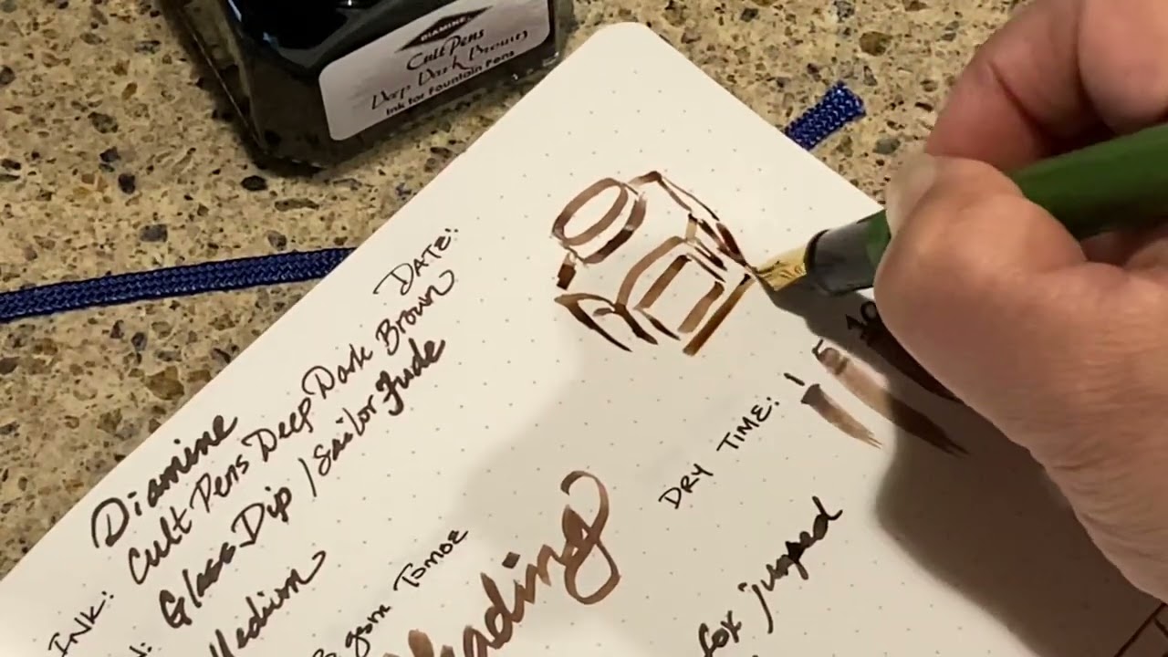 Cult Pens Diamine Deep Dark Brown 