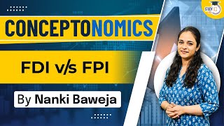 What is the Difference between FDI and FPI? Know all about it UPSC StudyIQ IAS