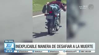 ¡Inexplicable forma de desafiar la muerte!