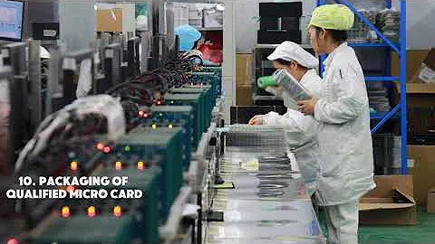 How MICRO SD Cards Are Made: The Untold Secrets of Their Production! From Chip Bonding  to Packaging