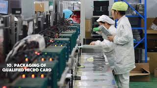 How MICRO SD Cards Are Made: The Untold Secrets of Their Production! From Chip Bonding  to Packaging