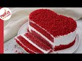 Borcamda Yapıldığına Kimse İnanmıyor 🤭 Kalıpsız Red Velvet Kalp Pasta Tarifi ❤️