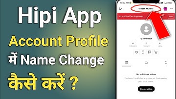 Hipi App Account Profile Me Name Change Kaise Kare || How To Change Name Hipi Account Profile