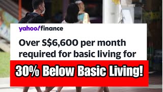 30% of Households Living Below Basic Needs! A NTU / LKY SPP Report!
