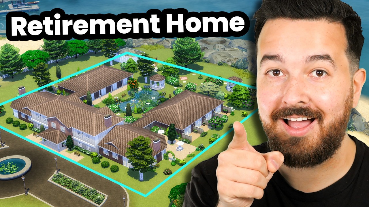 I built a Retirement Home in The Sims 4!