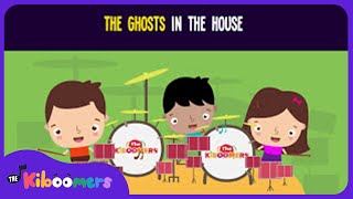 Ghosts in the House Halloween Lyric Video | The Kiboomers Preschool Songs & Nursery Rhymes