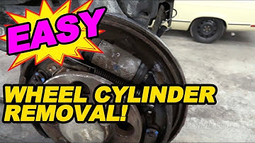 How To Remove Wheel Cylinders Without Removing Shoes