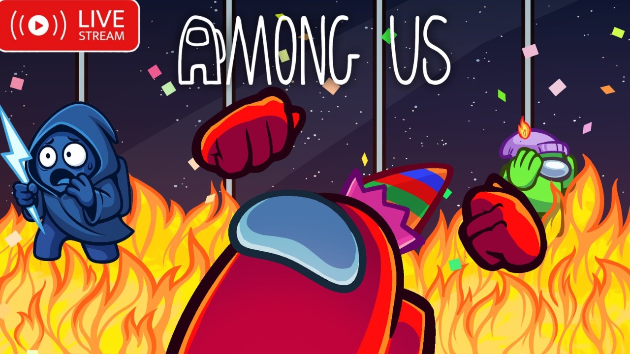 🚨LIVE AMONG US CHAOS WITH VIEWERS :D