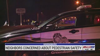 Greensboro neighbors concerned about pedestrian safety