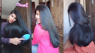 long hair combing | silky long hair combing | hairplay long hair | hair brushing |